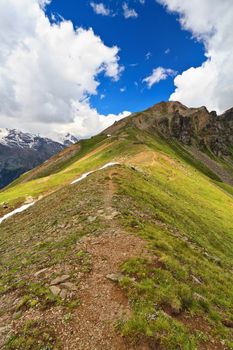 Cercen pass between Rabbi and Pejo valley, Trentino, Italy