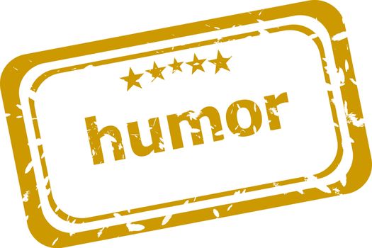 humor stamp isolated on white background