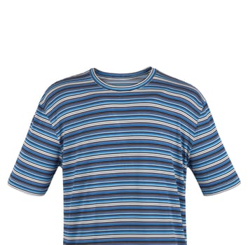 blue striped t-shirt