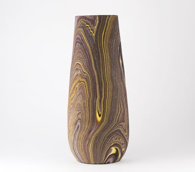 Modern Vase with White Background, Isolation 