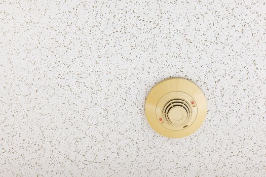 Smoke detector on ceiling