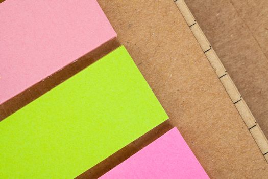 post it or collection of colorful sticky notes