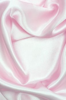 Smooth pink silk can use as background 