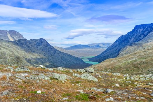 Besseggen Ridge in Jotunheimen National Park, Norway