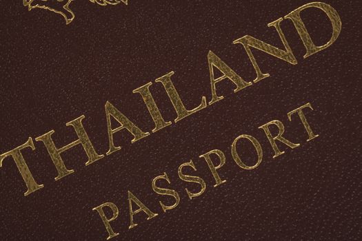 Passport Thailand for travel concept background