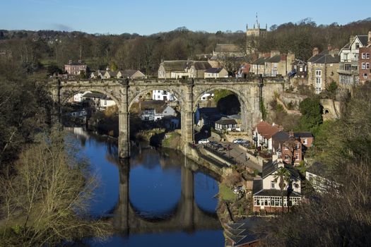 Knearsborough - an historic market town, spa town and civil parish in the Borough of Harrogate in North Yorkshire, England.