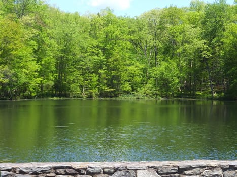 Twin Lakes at Bushkill Falls in Pennsylvania