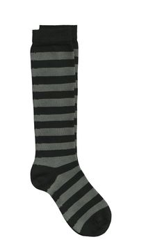 pair of striped socks isolated 