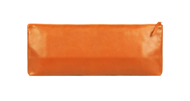 Orange Leather Wallet
