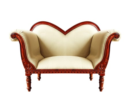 classical carved wooden chair