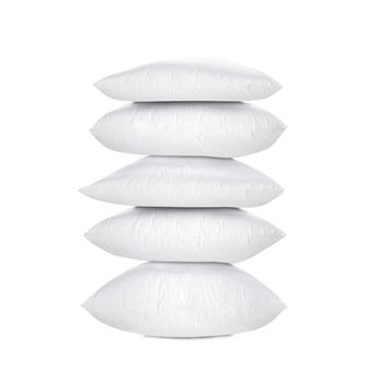 pillows isolated on white