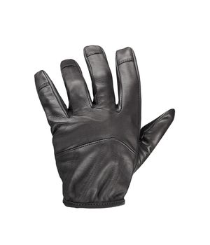 black leather glove