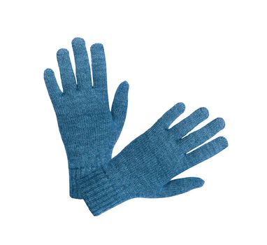 Blue gloves