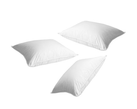 close up of a pillow on white background