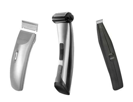 Shaving machines isolated on white