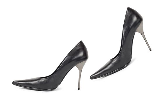 Black Womens Shoes - Isolated on White