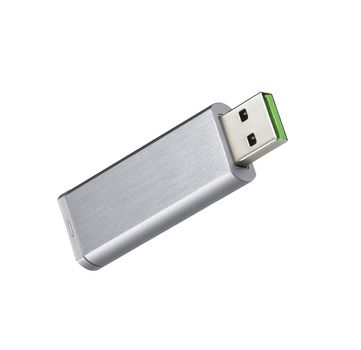 USB flash memory isolated on a white background