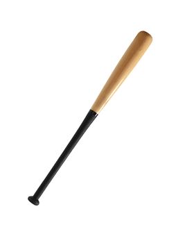 Baseball bat isolated on white background