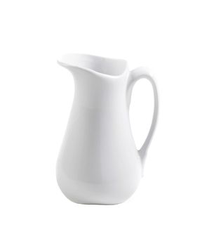 White milk pitcher