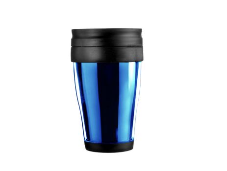 Thermos isolated on white background