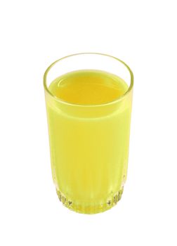 lemon juice isolated on white