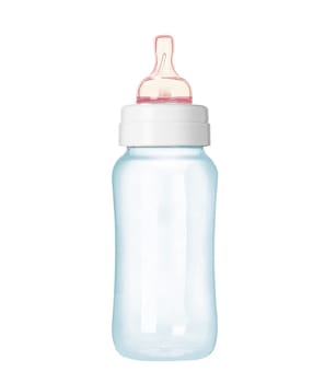 baby bottle isolated on white background