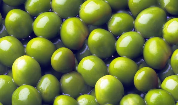 Green pea background