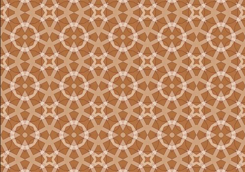 kaleidoscopic seamless floral abstract pattern