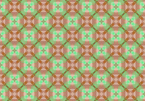 kaleidoscopic seamless floral abstract pattern