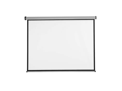 White blackboard. On a white background.