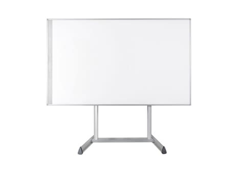 Whiteboard isolated on white