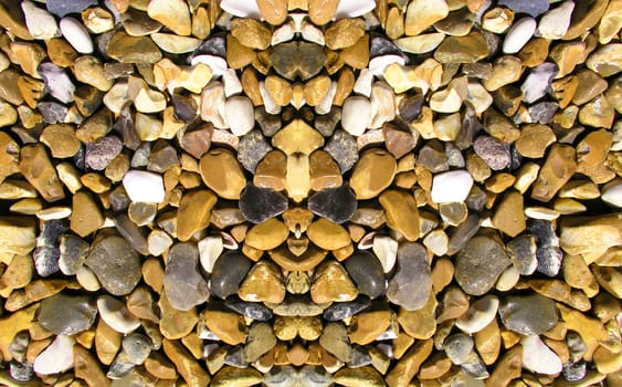 Pebbles on the beach texture