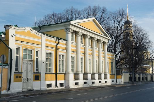 The old mansion on Bolshaya Nikitskaya in Moscow