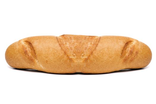 Hotdog bun isolated on a white background