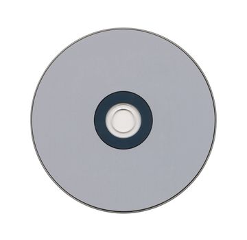 CD isolated on a white background closeup