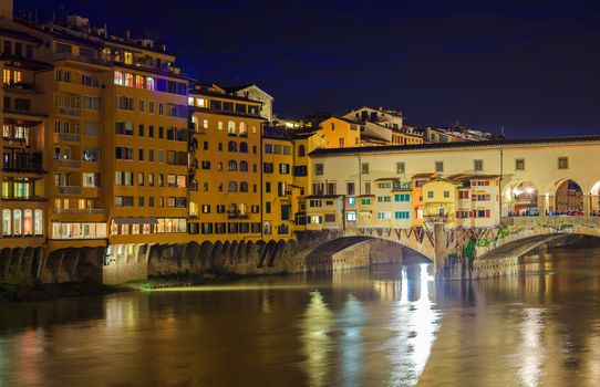 View of Ponte Vecchio in Florence, tuscany. Italy