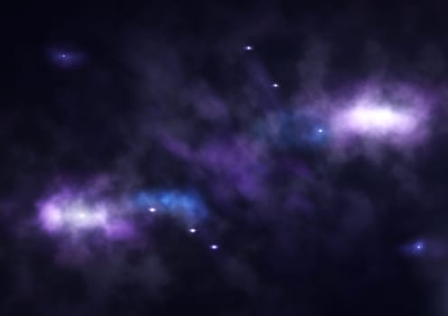 Small part of an infinite star field of space in the Universe. "Elements of this image furnished by NASA".