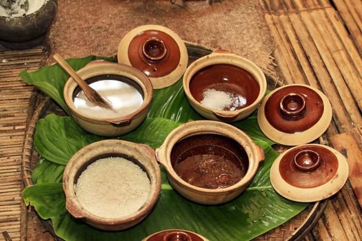 Ingredients for rice wine from an ancient Malay recipe