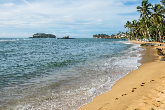 Ocean beach at Beruwala, Sri Lanka