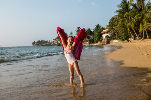 Ocean beach at Beruwala, Sri Lanka