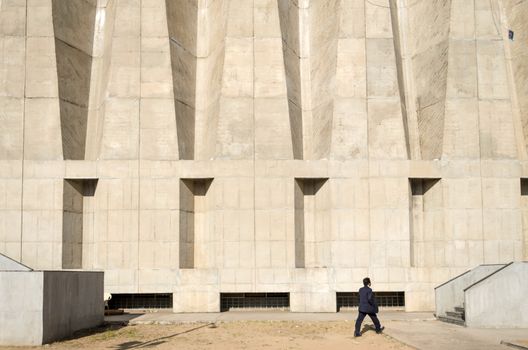 Elevation of Tagore Memorial Hall in Ahmedabad, India