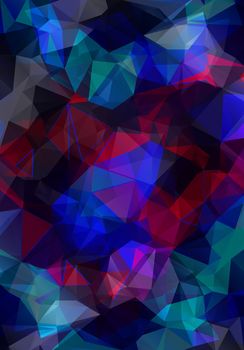 Colorful Polygonal Mosaic Background, illustration,  Creative  Design 