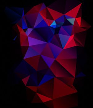 Colorful Polygonal Mosaic Background, illustration,  Creative  Design 