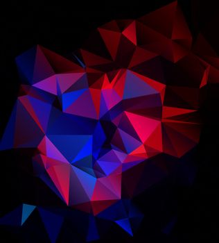 Colorful Polygonal Mosaic Background, illustration,  Creative  Design 