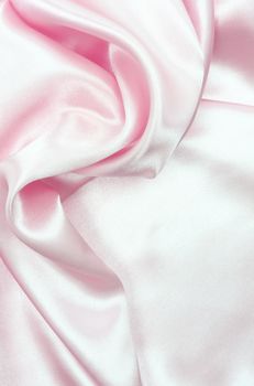 Smooth pink silk can use as background 