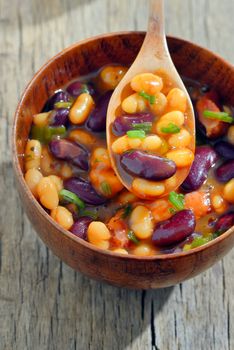 Homemade  Baked Beans in a bowl