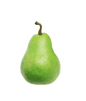 Ripe pear isolated on white background