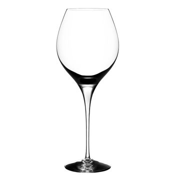 Empty wine glass. isolated on a white background