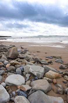 rocky beal beach on the wild atlantic way in county Kerry Ireland