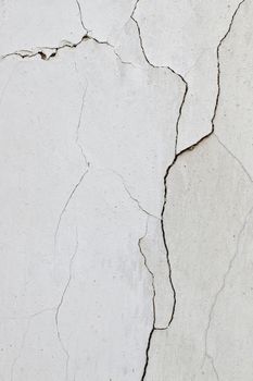 Detail cracked plaster - fine cracks - compound fissures - grunge background